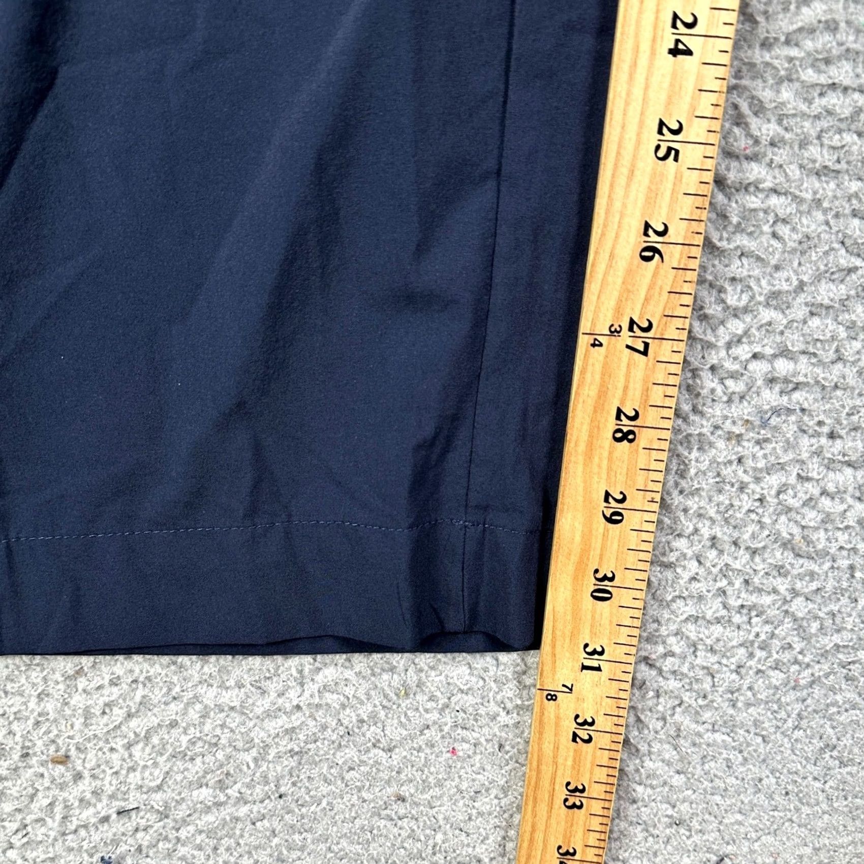 Athleta Athleta Pants Wide Leg Women 24 Plus Dark Blue Pleated Stretch Flex Performance Size 42" / US 20 - 6 Thumbnail