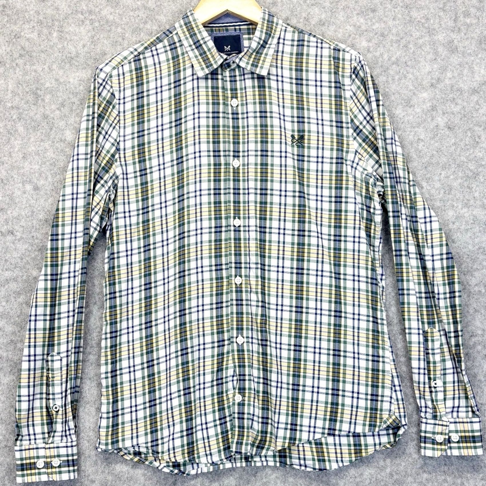 Vintage Crew Clothing Slim Fit Shirt Small Men’s Check Plaid Button-Up Long Sleeve VGC Size US S / EU 44-46 / 1 - 2 Thumbnail