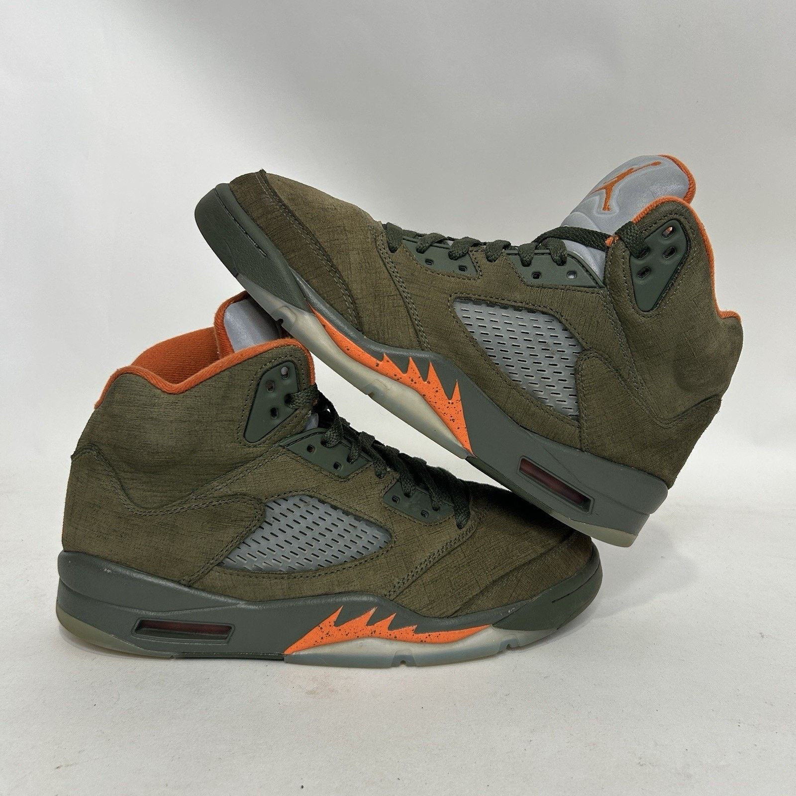 Jordan Brand Nike Air Jordan 5 Retro OG “Olive/Green Orange Grey” Size US 8.5 / EU 41-42 - 1 Thumbnail