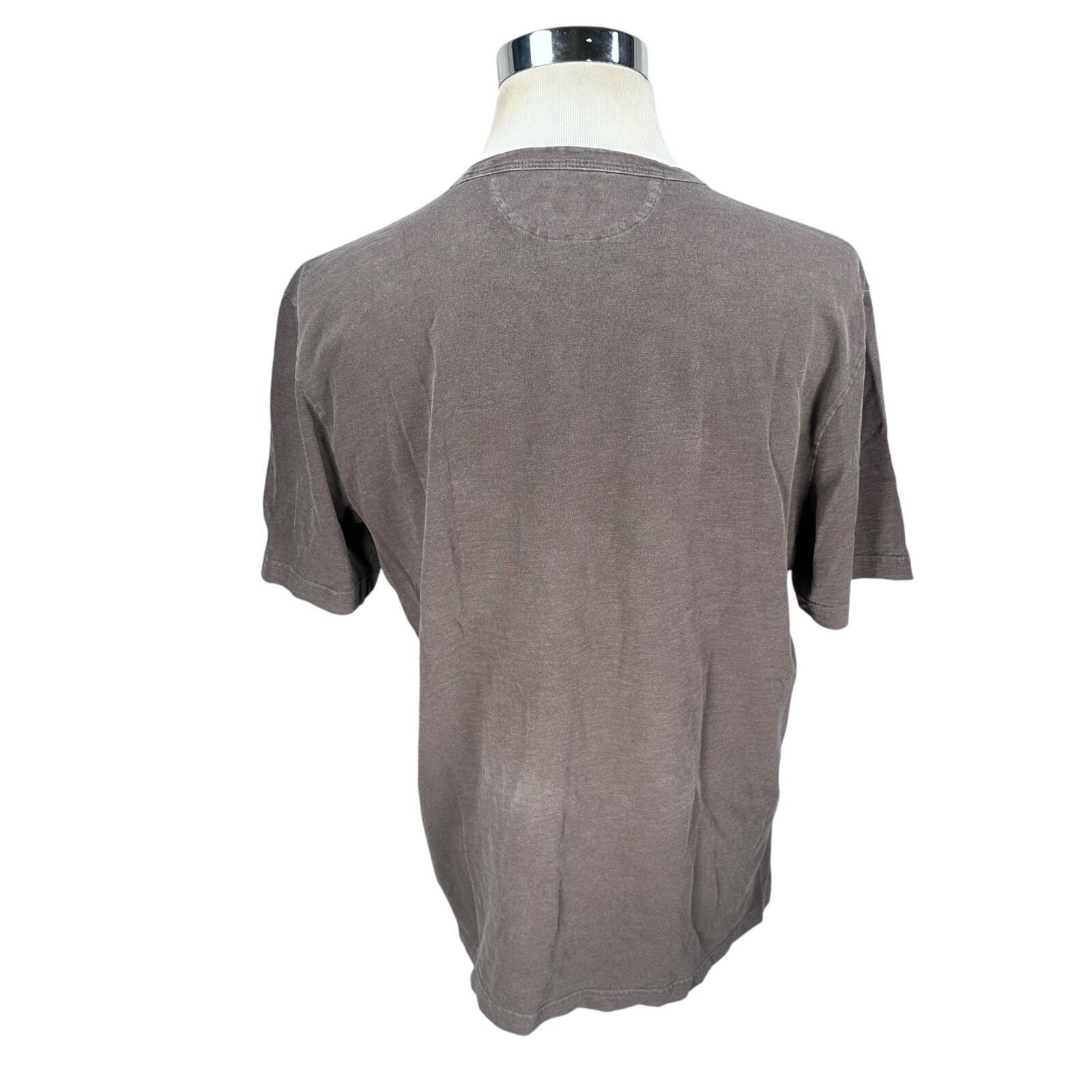 Faherty Faherty T-Shirt Men's XL Gray 100% Cotton Short Sleeve Faded Size US XL / EU 56 / 4 - 4 Thumbnail