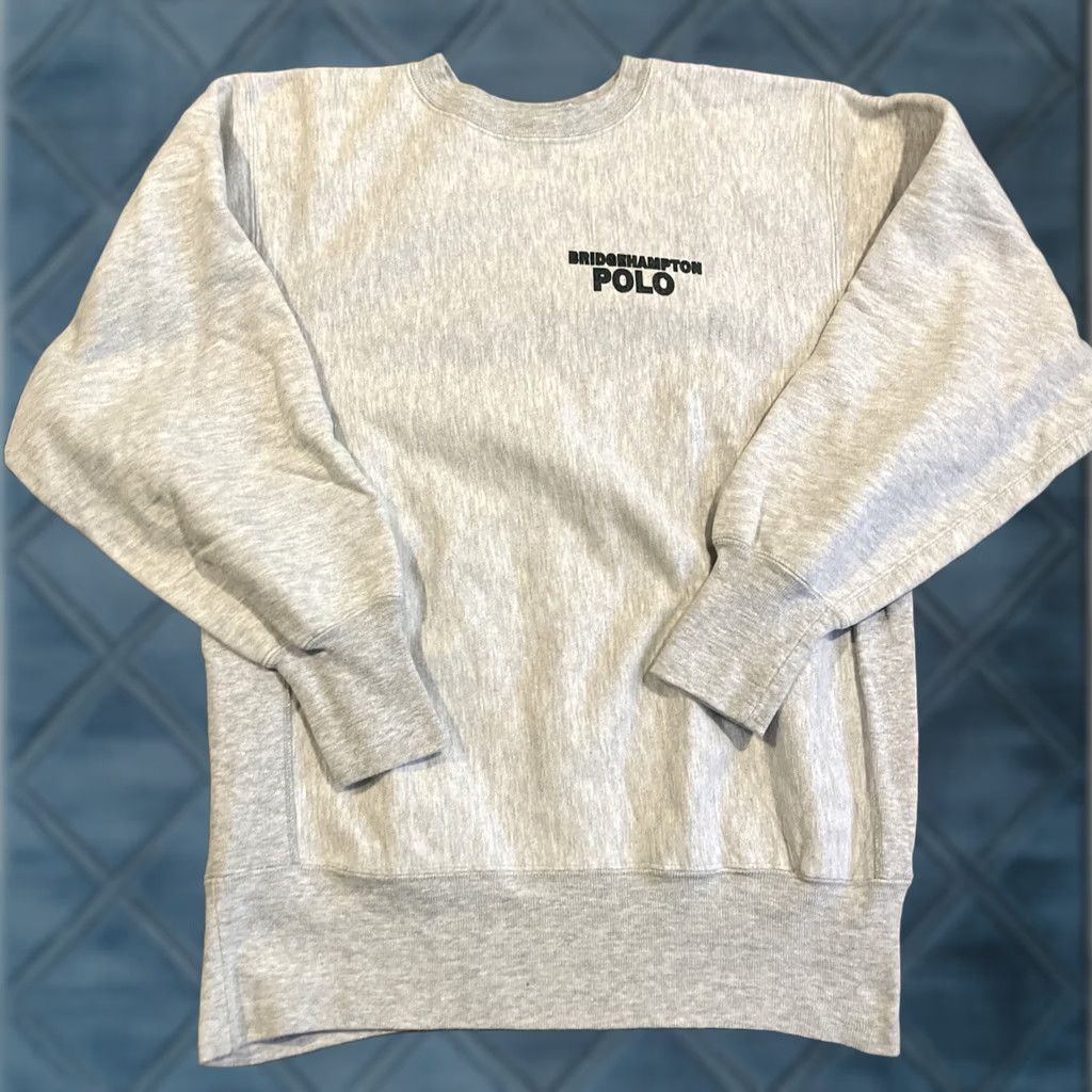 Champion VINTAGE Champion Shirt Mens L Gray RARE Reverse Weave Bridgehampton Polo Sweatshirt Size US L / EU 52-54 / 3 - 1 Thumbnail