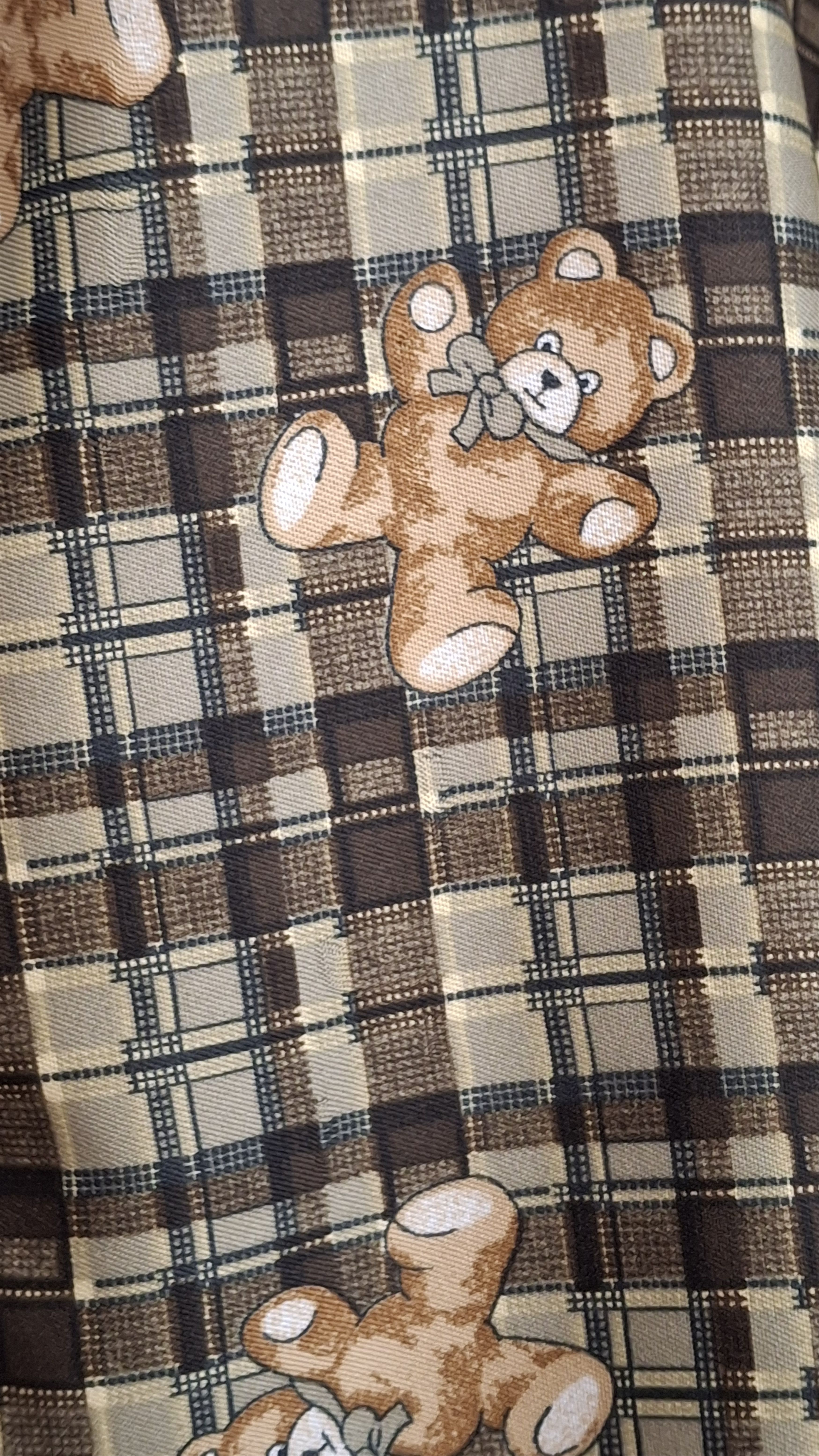 Vintage Vintage teddy bear scarf made in Italy Size ONE SIZE - 2 Thumbnail