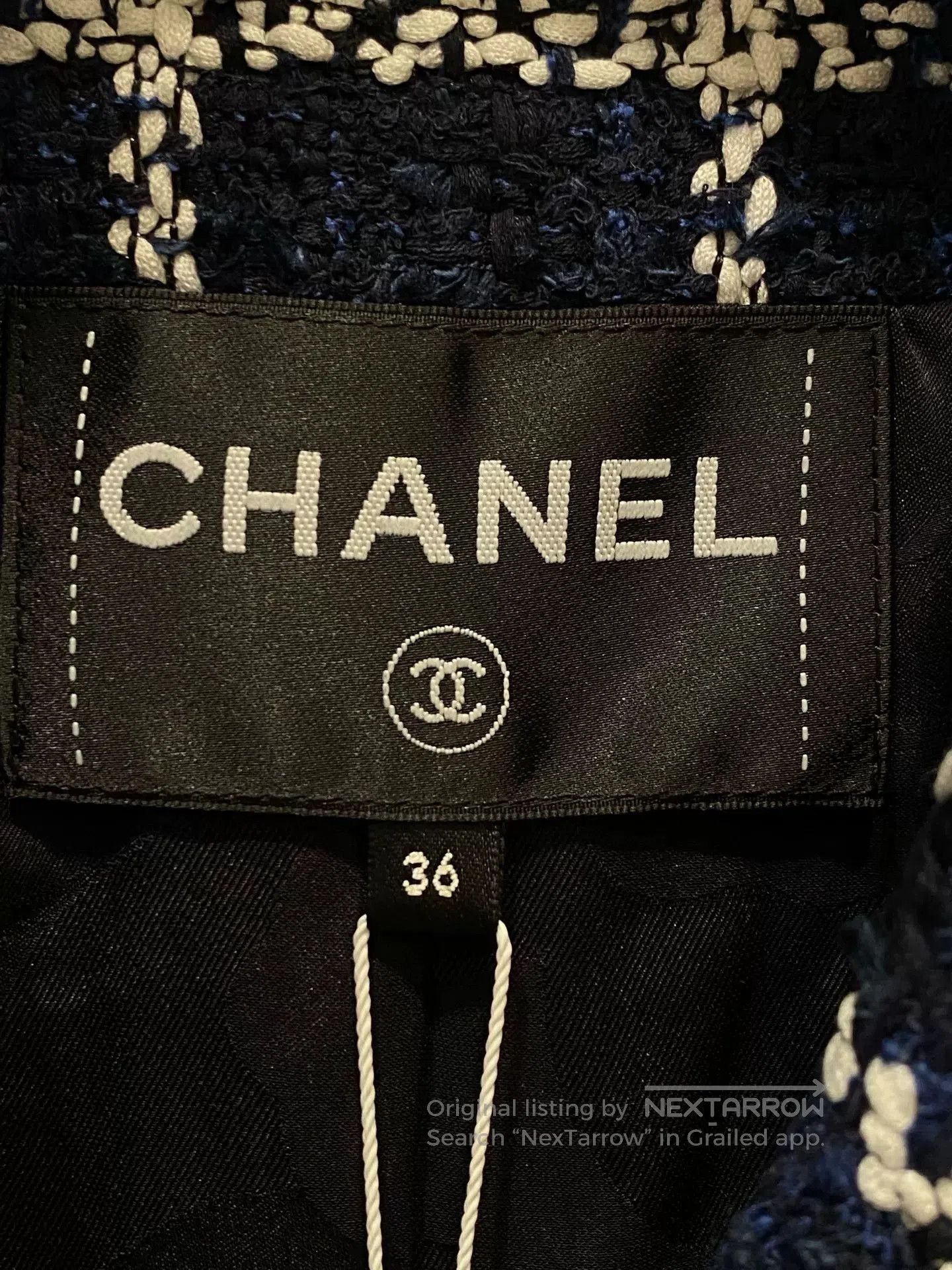 Chanel Chanel 2024 Blue Plaid Lapel Coat. Size US XS / EU 42 / 0 - 3 Thumbnail