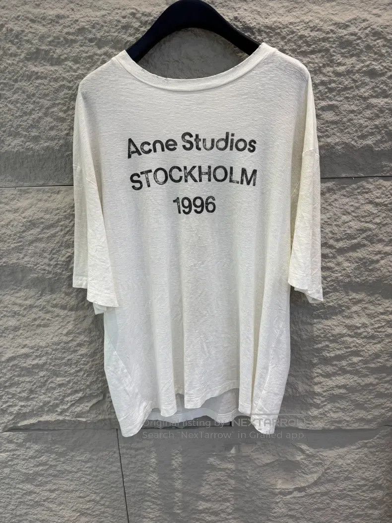 Acne Studios Acne Studios 1996 Series Mud Dyed Short Sleeve T-Shirt Size US S / EU 44-46 / 1 - 1 Thumbnail