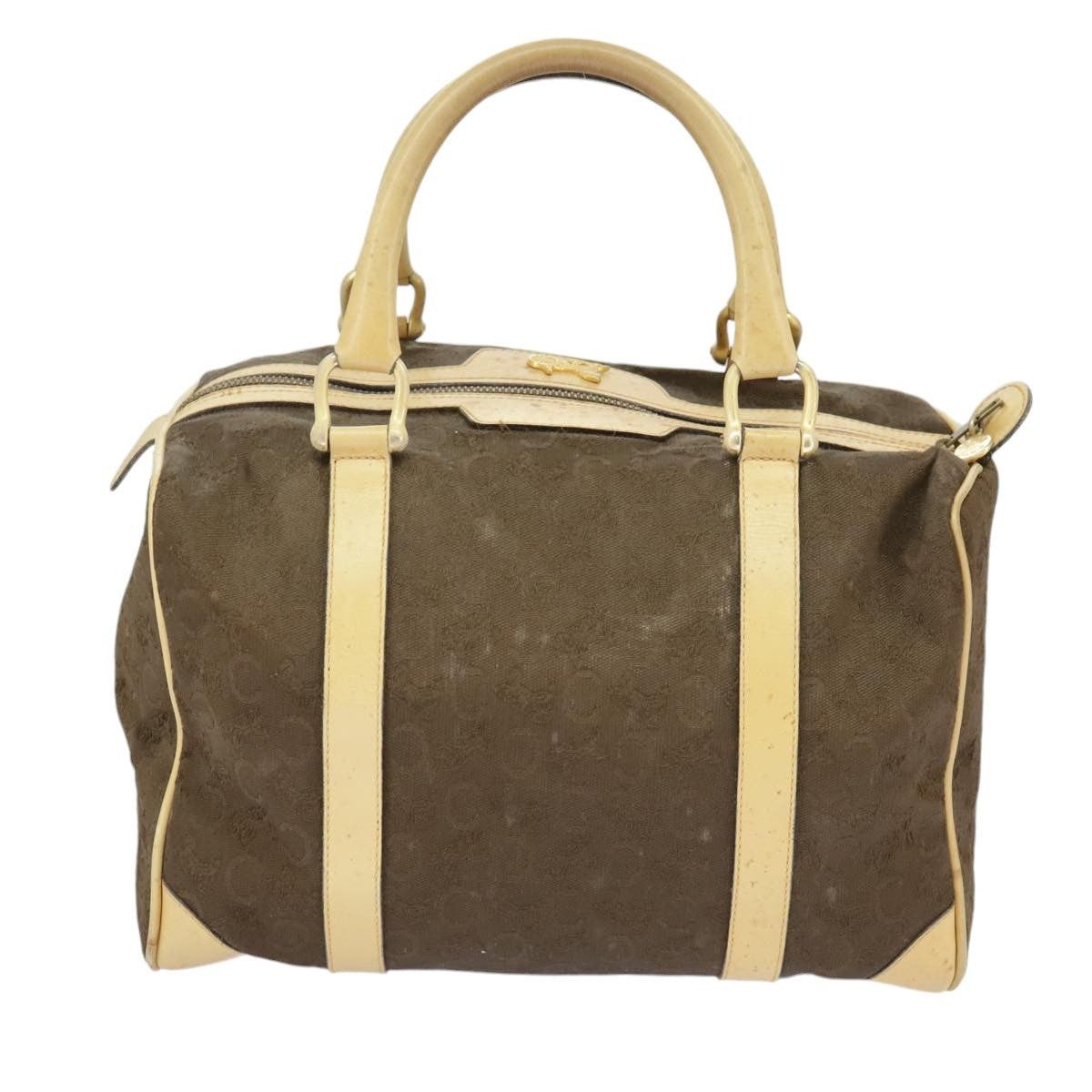 Celine CELINE C Saluki Hand Bag Canvas Brown Size ONE SIZE - 3 Thumbnail
