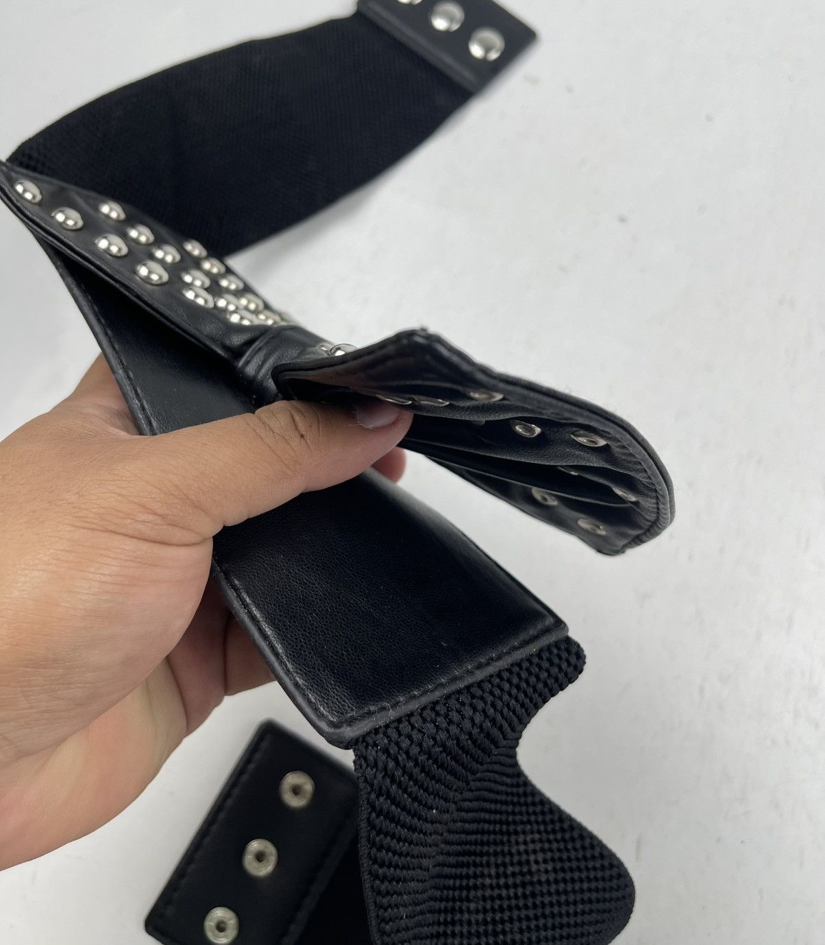 Japanese Brand × Seditionaries stretchable studded belt tc39 Size ONE SIZE - 6 Thumbnail
