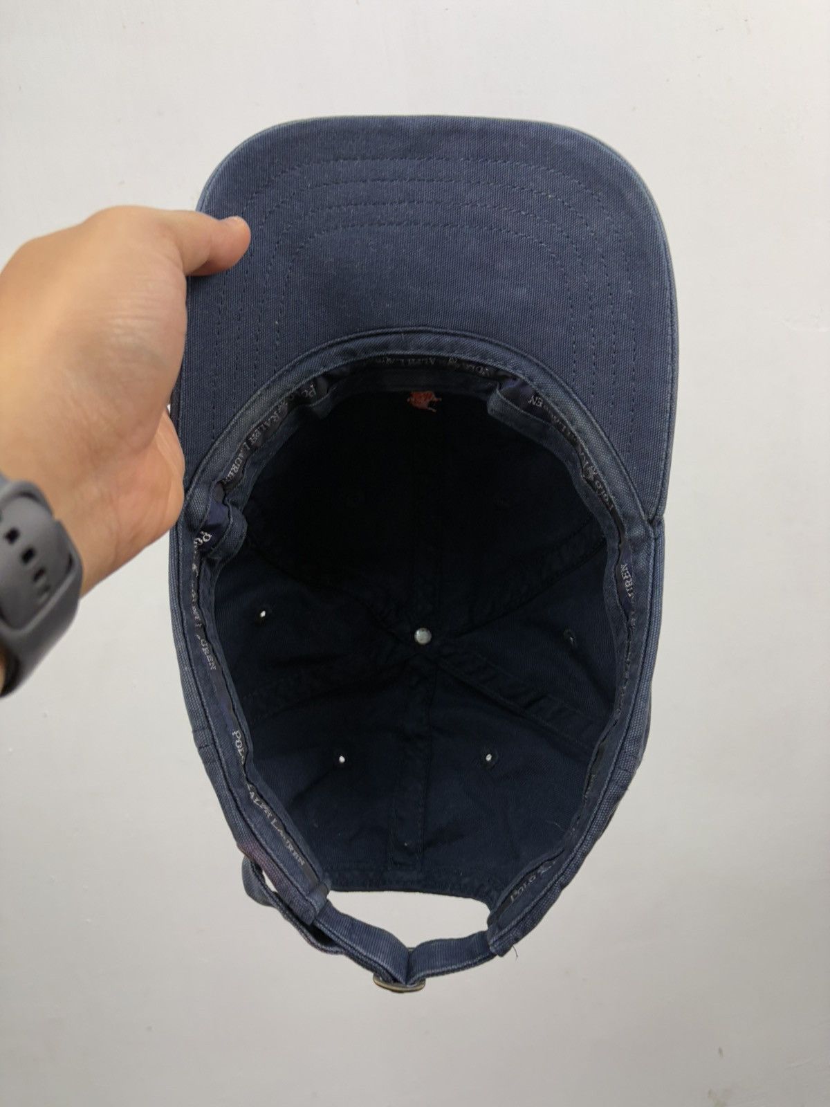 Polo Ralph Lauren Vintage Sunfaded Polo Ralph Lauren Cap Blue Hat Size ONE SIZE - 3 Thumbnail