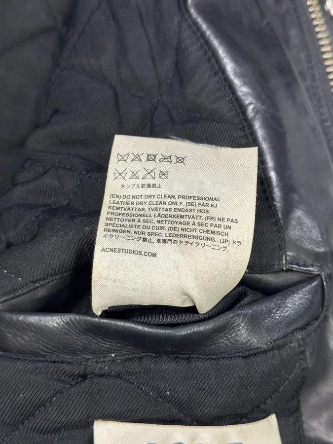 Acne Studios AW2013 Acne Studios Padded Multi Zips Biker Calf Leather Jacket Size US XS / EU 42 / 0 - 11 Thumbnail