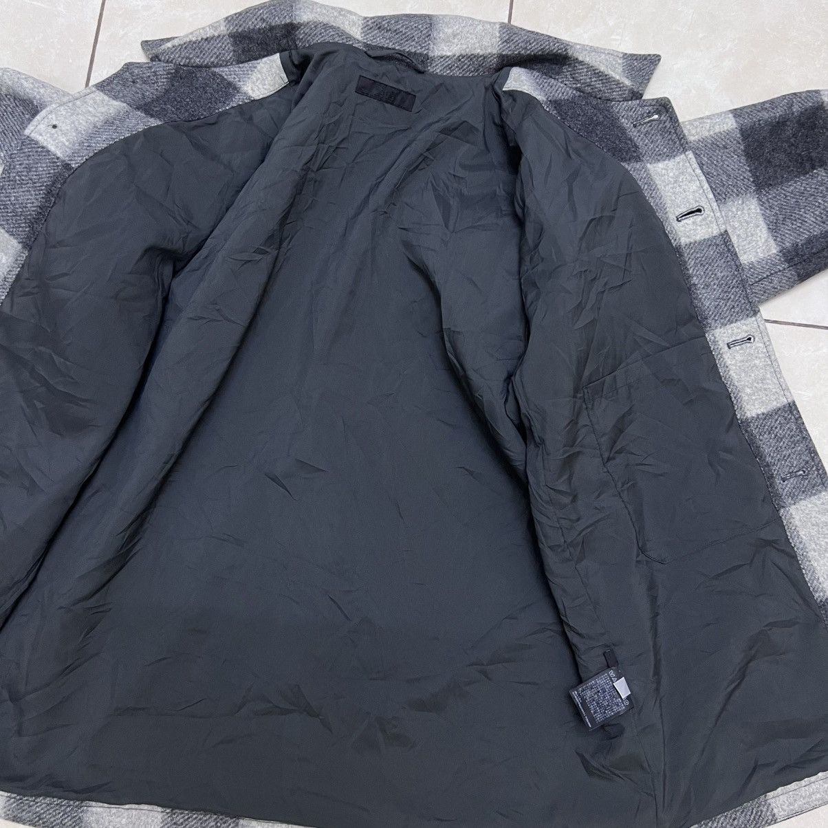 Flannel JapaneseBrand Uniqlo Checkered Wool Flannel Jacket Size US XL / EU 56 / 4 - 5 Thumbnail