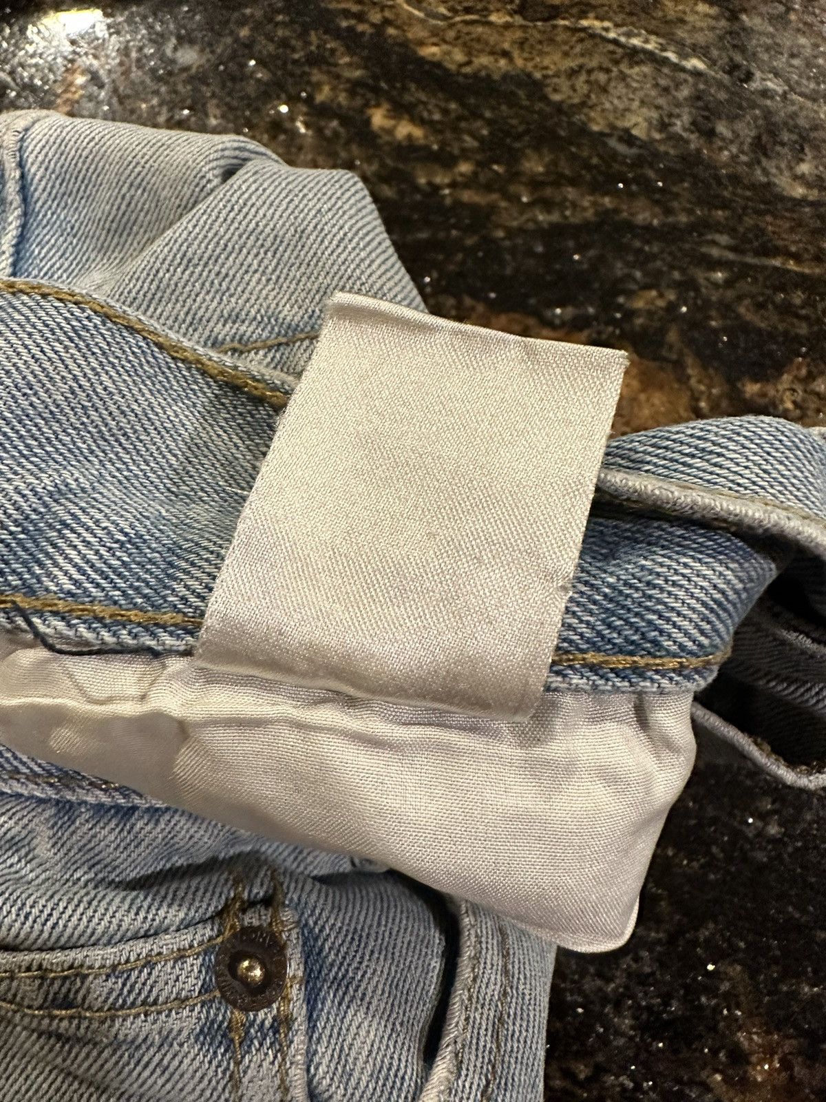 Vintage Vintage Cross & Winsor Blue Blowout Distressed Denim Size US 32 / EU 48 - 12 Thumbnail