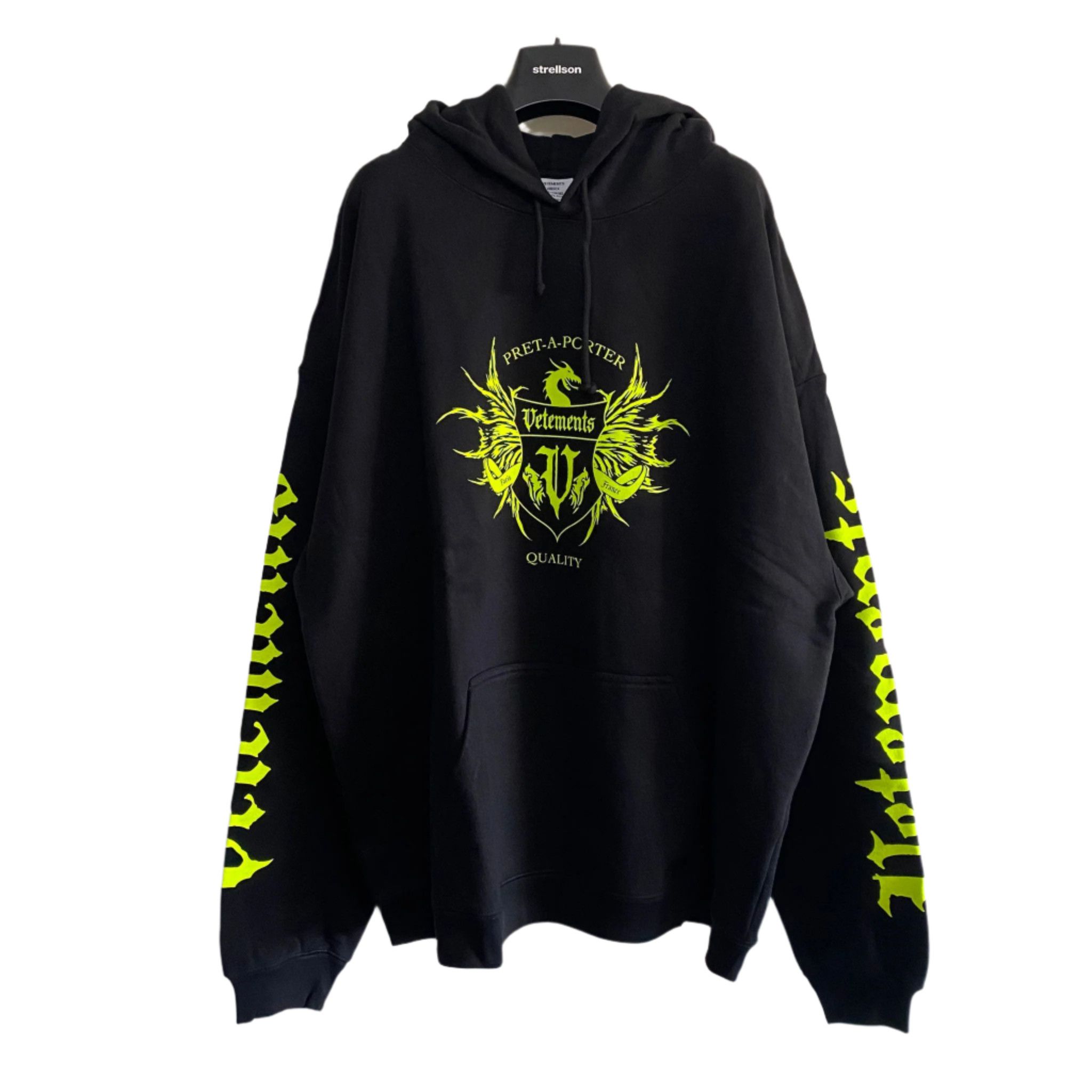 トップス Vetements l Tour Hoodie City Logo Vetements Metal Tour Hoodie City Logo
