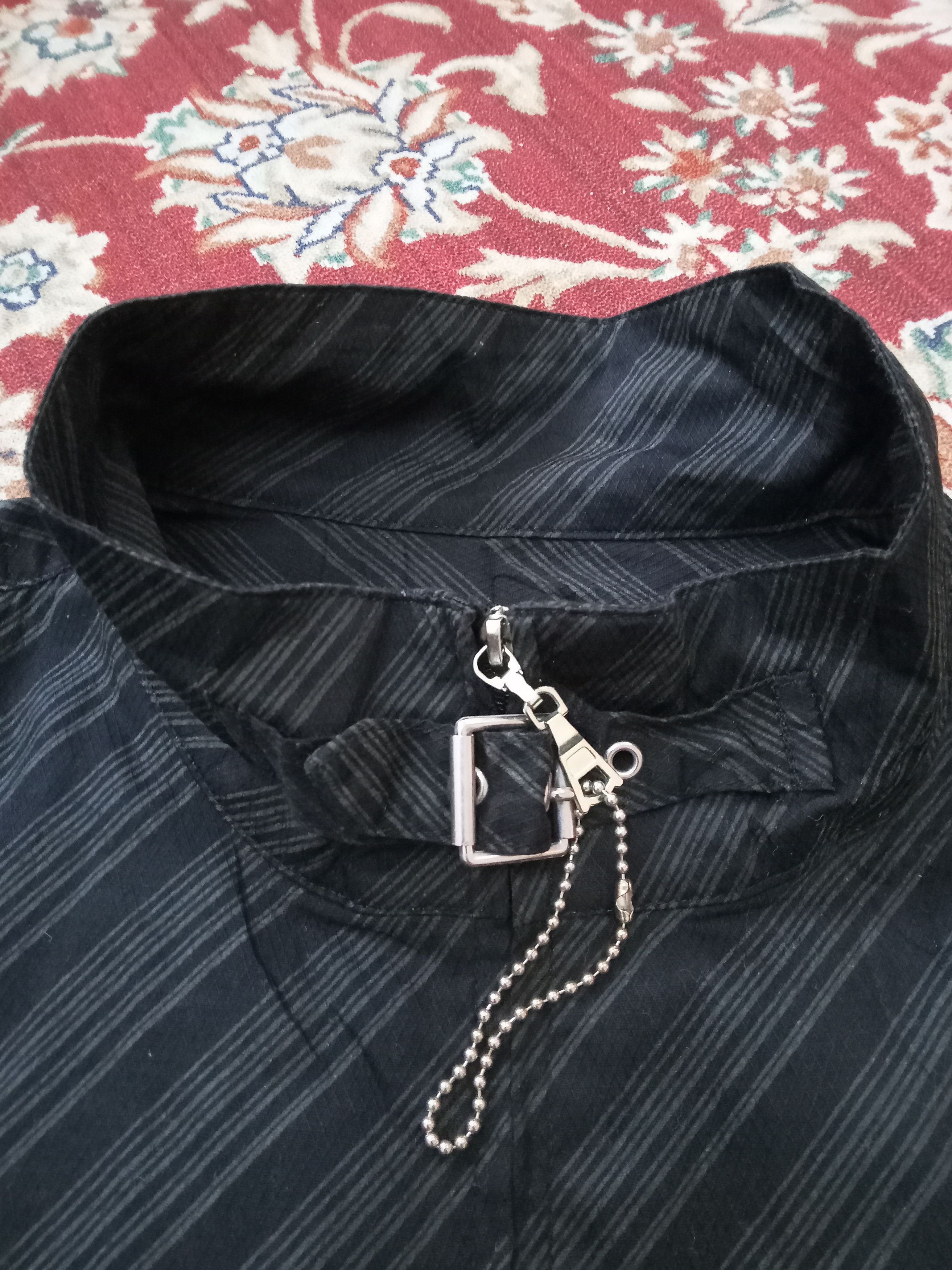 Designer Aristrist Modification Geborene Kämpfer Zipped Shirt Size US XL / EU 56 / 4 - 7 Thumbnail