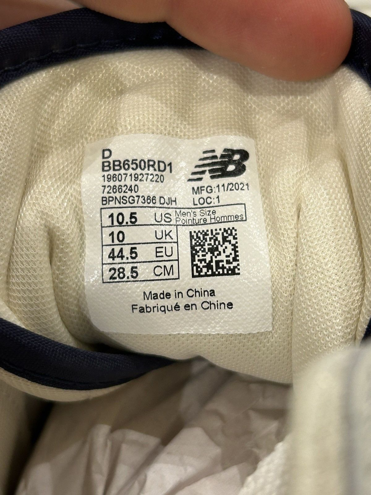 New Balance New Balance 650 Aime Leon Dore Navy Size US 10.5 / EU 43-44 - 6 Thumbnail