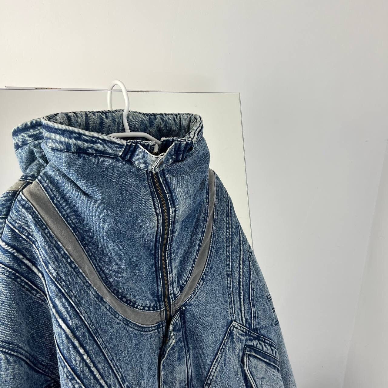 Vintage Montana Denim Vintage Baggy Jacket Y2K Style Size US L / EU 52-54 / 3 - 2 Thumbnail