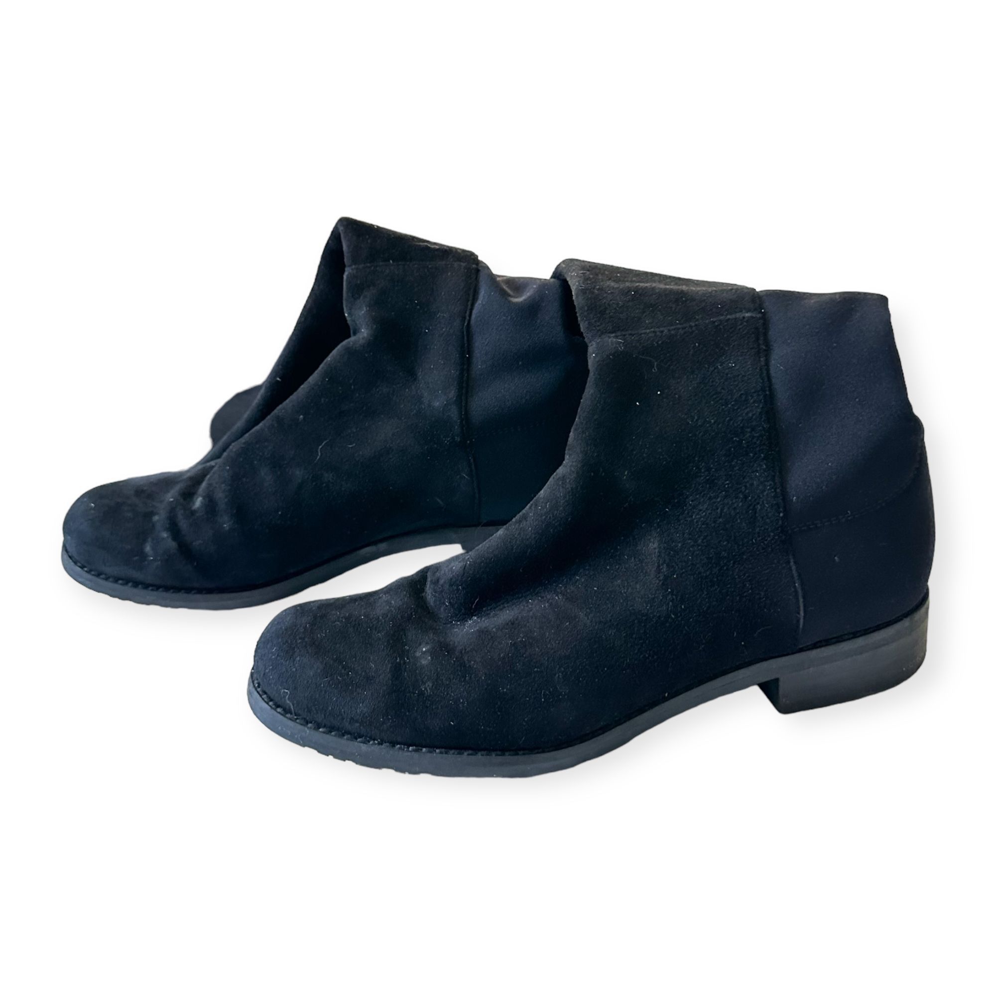 Stuart Weitzman Stuart Weitzman Over the Knee Black Suede/Stretch 50/50 Boot Size US 6 / IT 36 - 4 Thumbnail