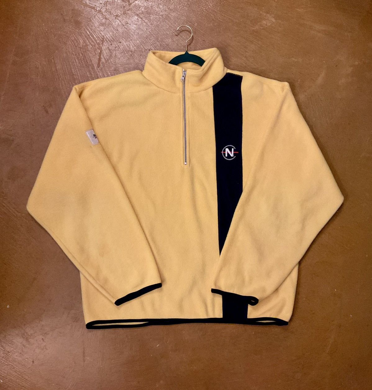 Nautica Nautica Yellow and Black Zip Up Sweater Size US XL / EU 56 / 4 - 1 Thumbnail