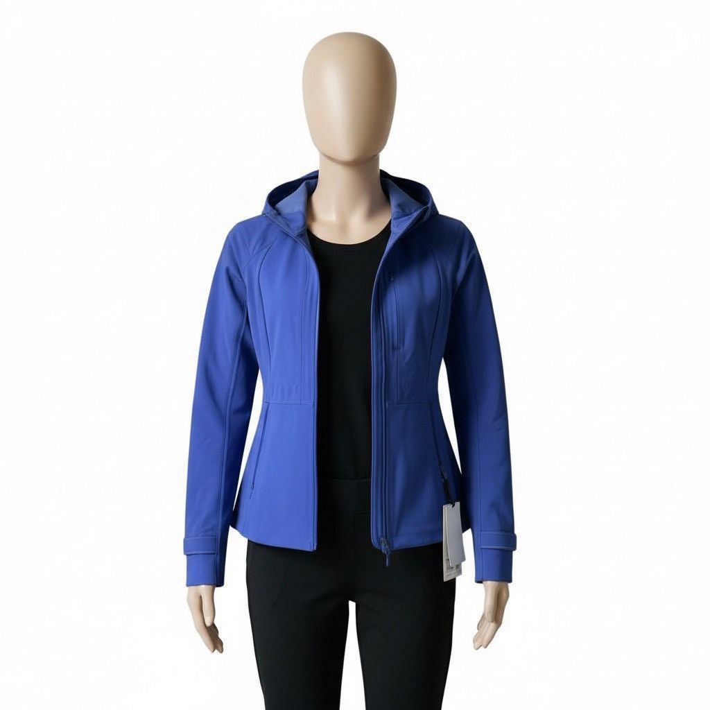 Lululemon NWT Lululemon Cross Chill Jacket NEW BLUE RepelShell Sz.6 Size S / US 4 / IT 40 - 4 Thumbnail