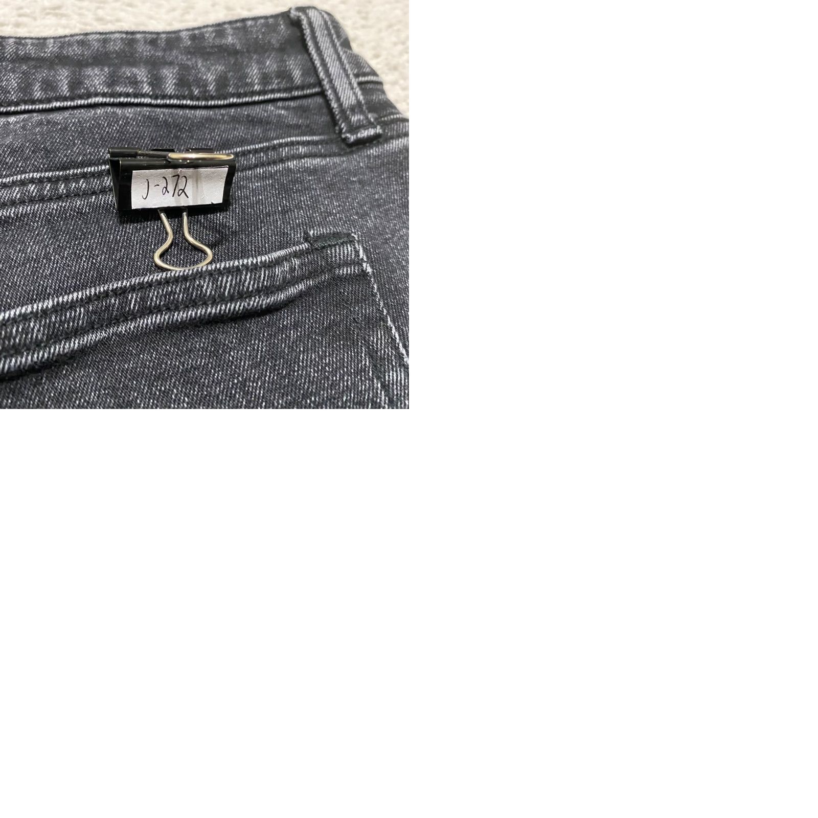 Abercrombie & Fitch Abercrombie & Fitch Jeans Womens 12 Faded Black Denim High Rise Skinny Leg Jeans" Size 34" / US 12 / IT 48 - 9 Thumbnail