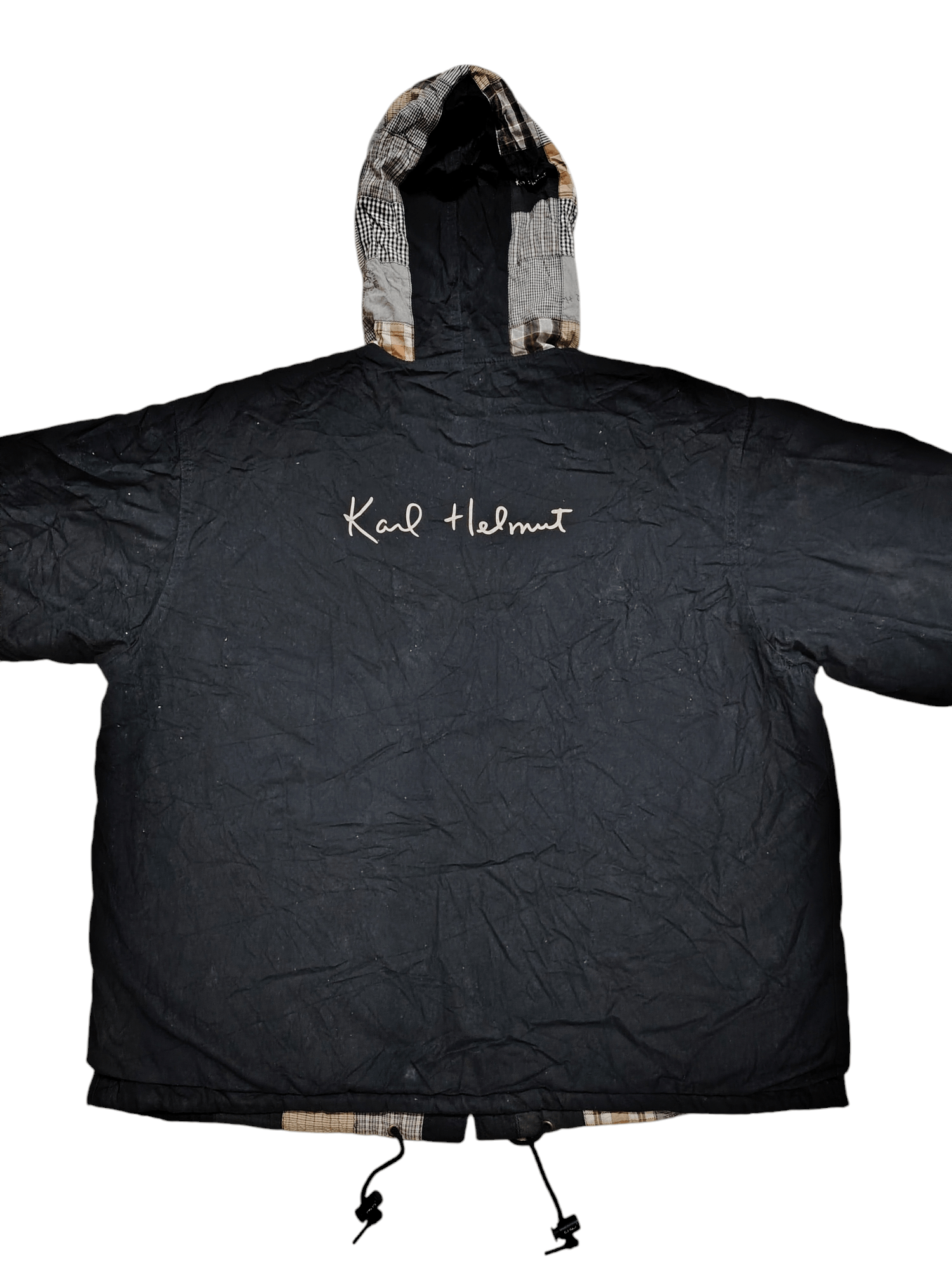 Karl Helmut Karl Helmut Full Patches Hooded Bomber Jacket Size US XL / EU 56 / 4 - 6 Thumbnail