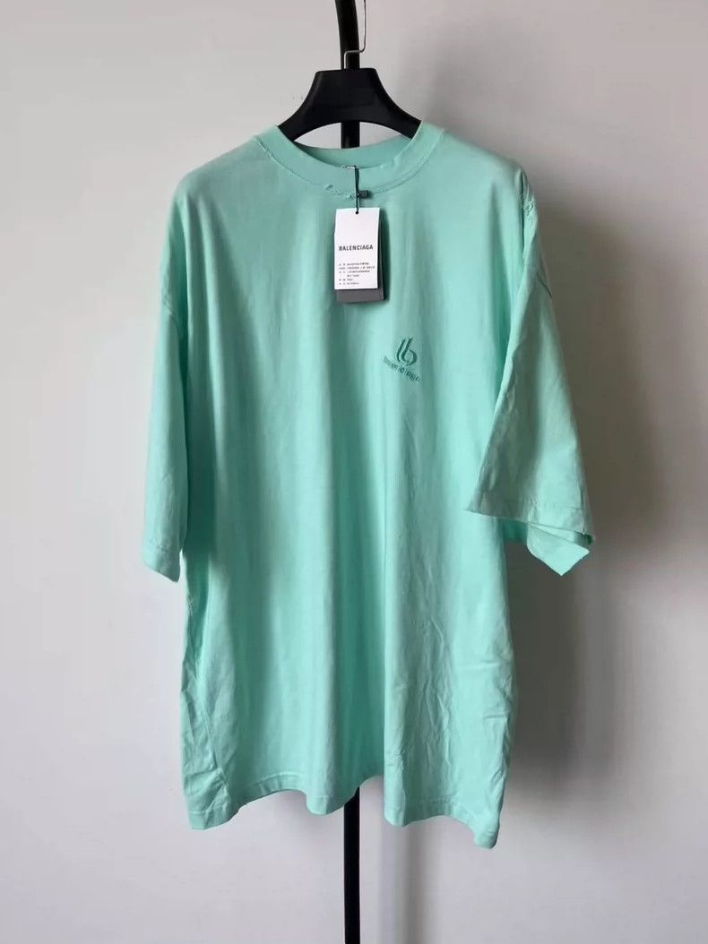 Balenciaga Balenciaga size2 Worn Solid Jersey Crew Neck T Shirt Size US S / EU 44-46 / 1 - 1 Thumbnail