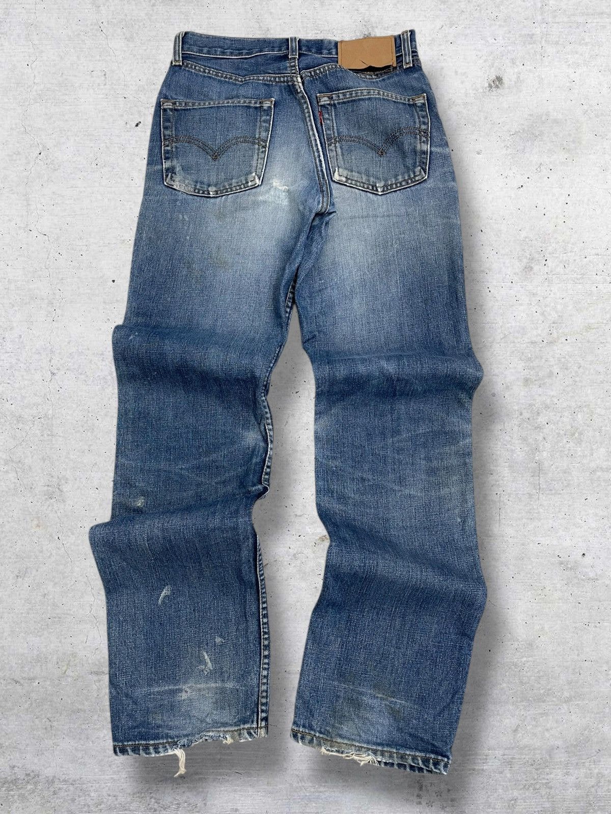 Levi's Vintage Clothing VINTAGE 501 LEVIS USA DESIGNER 90S OG OLD RIPPED MUD DENIM Size US 26 / EU 42 - 9 Thumbnail