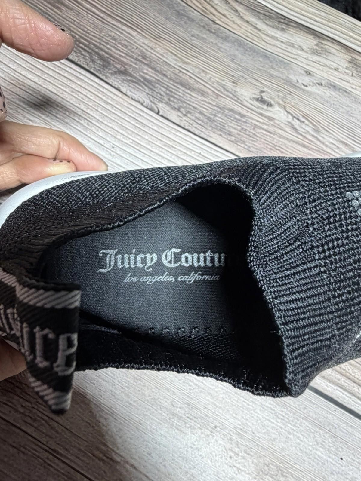 Juicy Couture Jeans Juicy Couture Women's Rhinestone Black Sneakers SIZE 7.5 Size US 7.5 / IT 37.5 - 3 Thumbnail