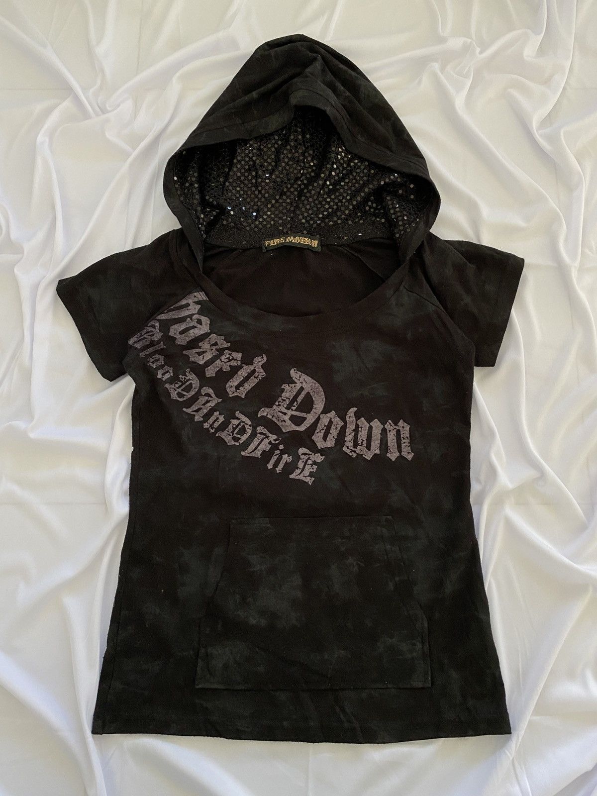 Japanese Brand short sleeve black hoodie japanese punk style Size XS / US 0-2 / IT 36-38 - 2 Thumbnail