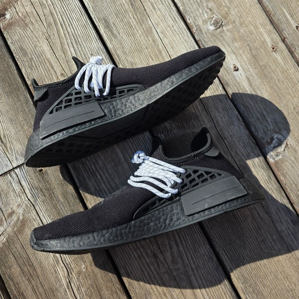 Adidas Pharrell Williams x adidas NMD "Human Race Black" Size US 10 / EU 43 - 3 Thumbnail