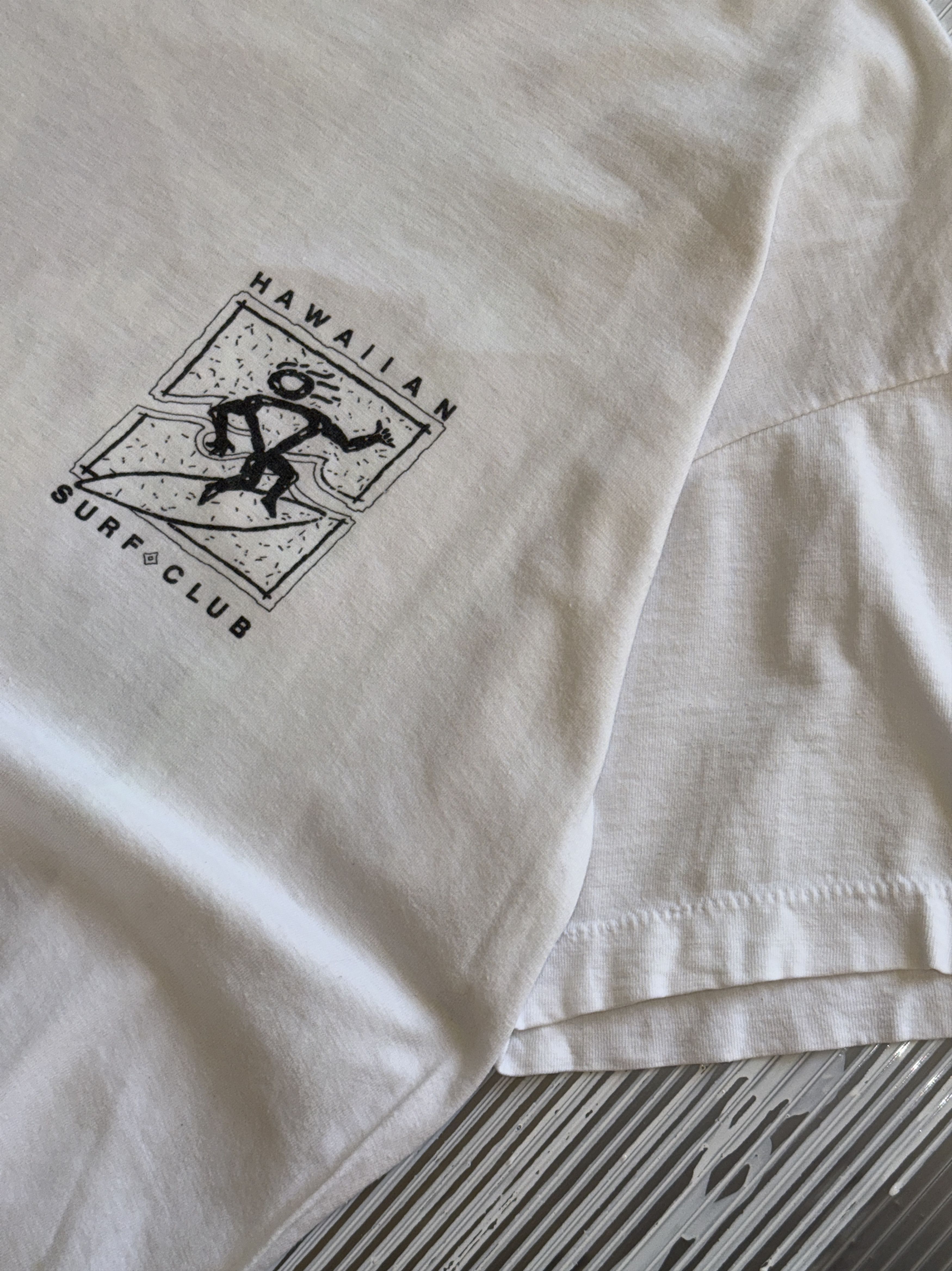 Vintage Hawaiian surf club vintage usa white t-shirt andy warhol - L Size US L / EU 52-54 / 3 - 3 Thumbnail