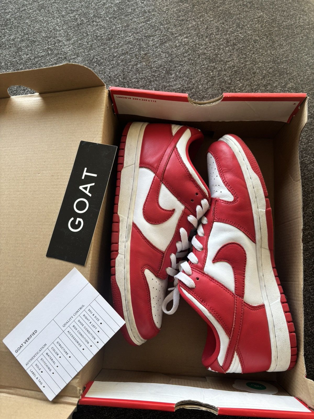 Nike Nike Dunk Low Red “St. John’s” Size US 8.5 / EU 41-42 - 1 Thumbnail