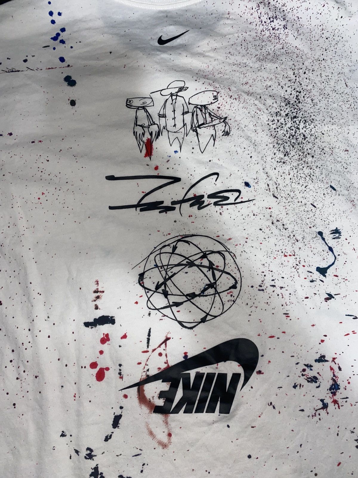 Nike White Nike tee Size US XL / EU 56 / 4 - 4 Thumbnail