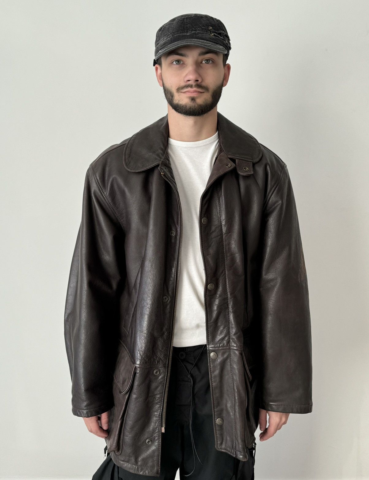 90s ARMANI JEANS gimmick mods coat