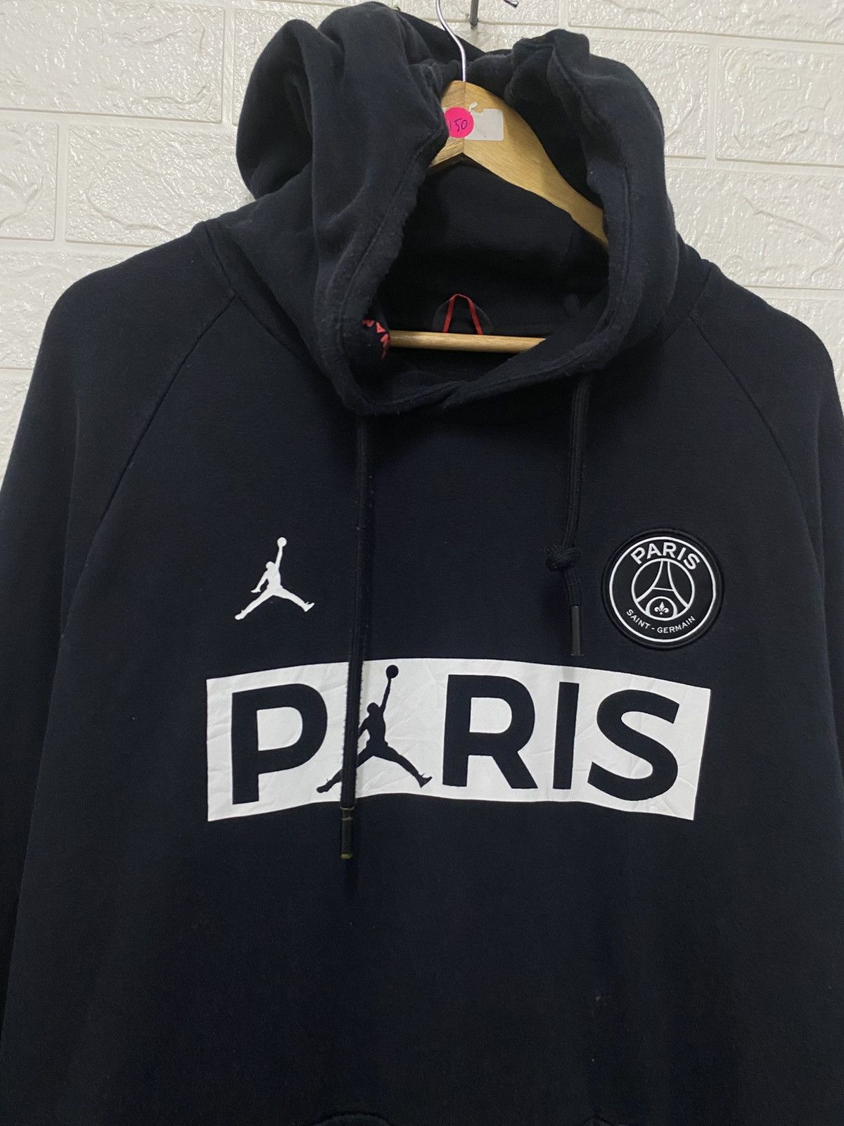 Nike Vintage Nike Air Jordan x PSG Paris Saint Germain Hoodie Size US XXL / EU 58 / 5 - 1 Thumbnail