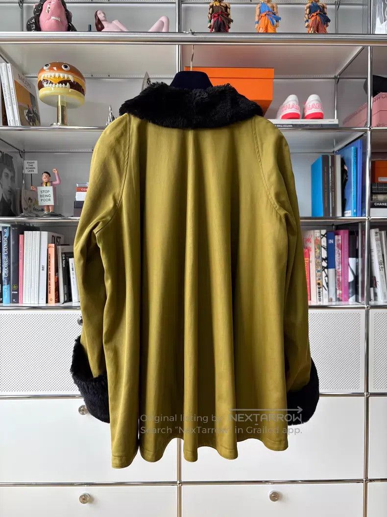 Dior Dior Black wool collar coat Size S / US 4 / IT 40 - 3 Thumbnail
