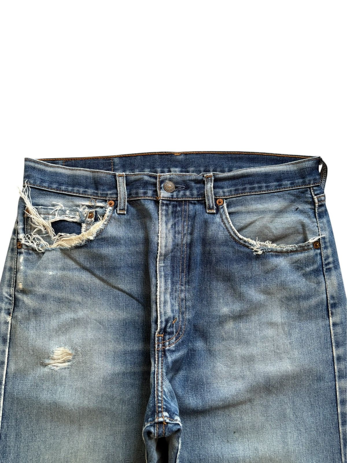 Levi's Vintage 90s Levis 512 Mud Wash Distress Baggy Jeans Size US 33 - 4 Thumbnail