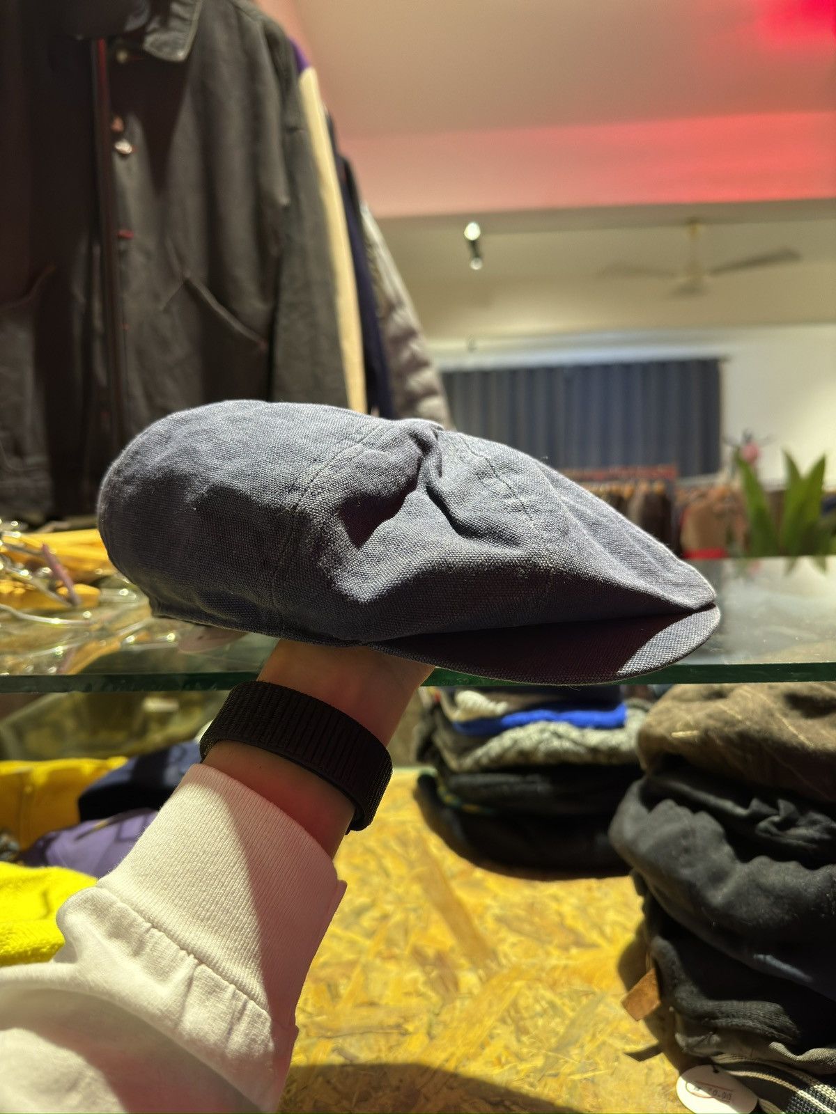 Japanese Brand Working Class Hero Denim flat hat Size ONE SIZE - 4 Thumbnail