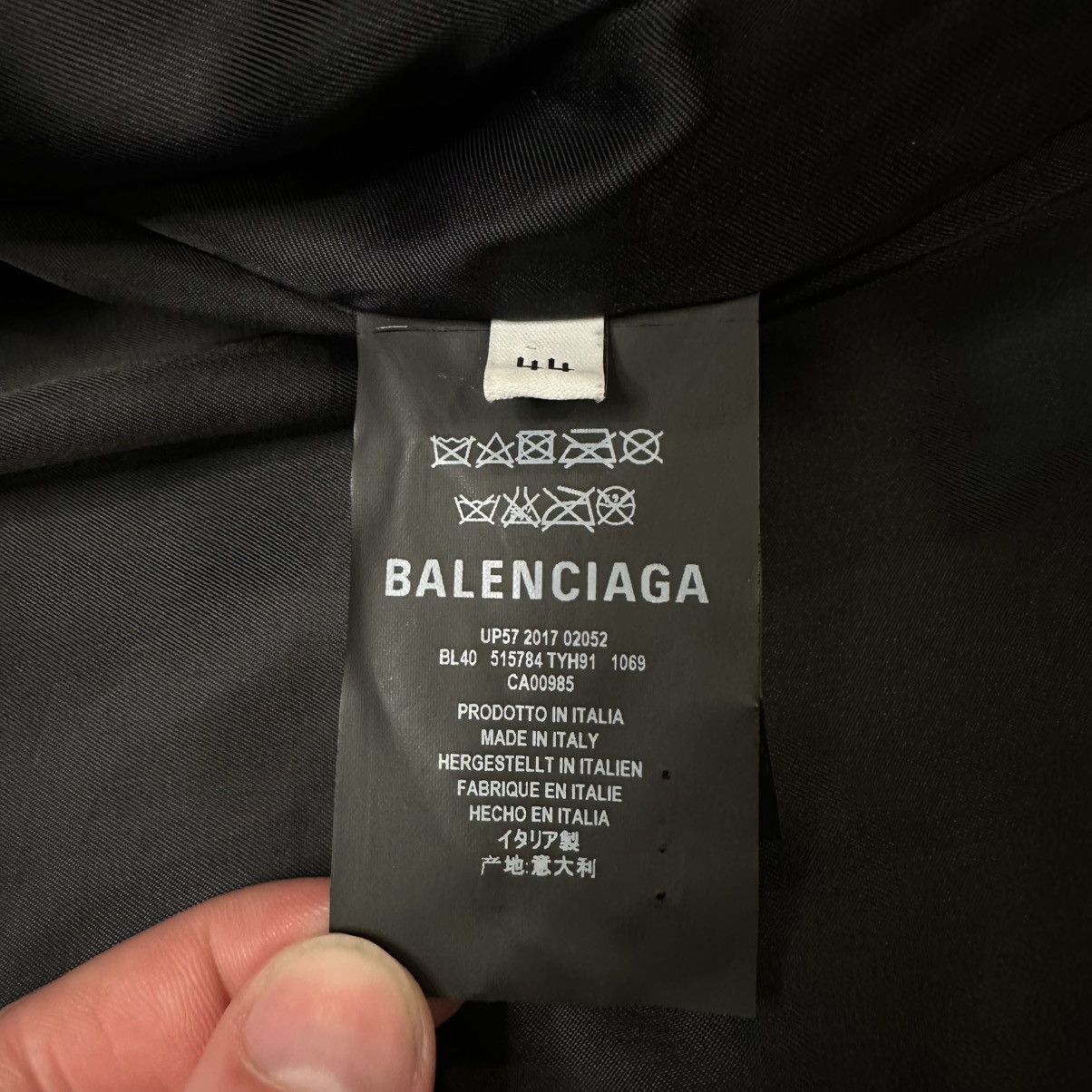 Balenciaga 2017 Balenciaga Leather Bomber Jacket Size US L / EU 52-54 / 3 - 9 Thumbnail