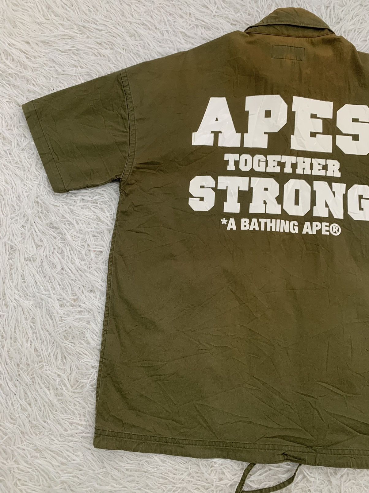 Bape Vintage BAPE Collar Tee Size US M / EU 48-50 / 2 - 8 Thumbnail
