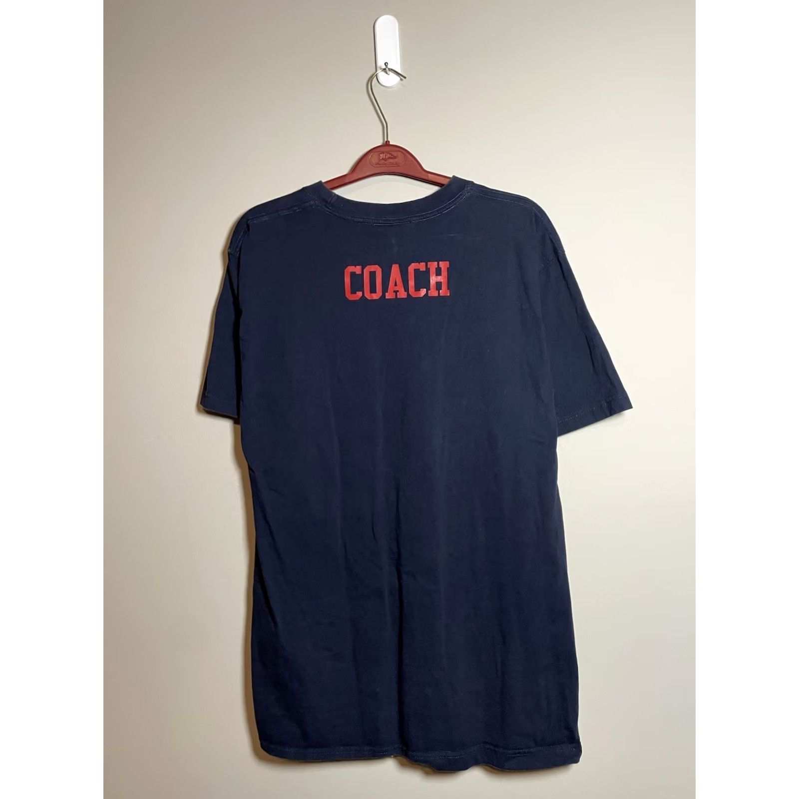 MLB VINTAGE MLB Boston Red Sox Coach Shirt Blue Mens L Russell Graphic Tee 1980s Sportswear/Beach Mens Size US L / EU 52-54 / 3 - 5 Thumbnail