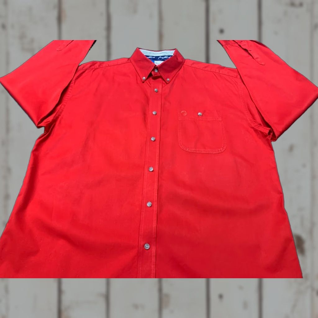 Wrangler George Strait Wrangler Cowboy Cut Button Down Shirt Mens Red XL L/S Size US XL / EU 56 / 4 - 1 Thumbnail