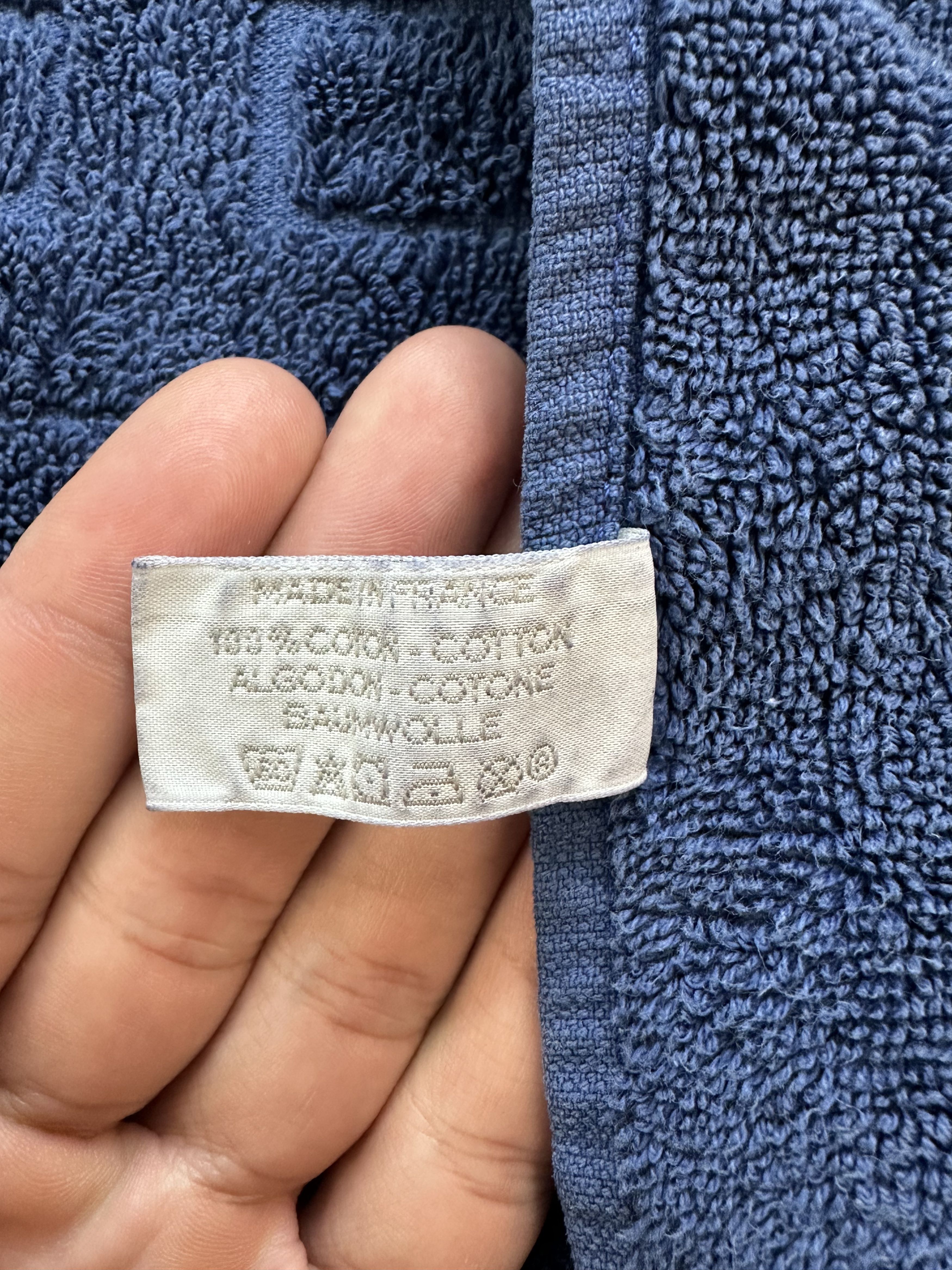 Hermes Hermes Stairs Towel Blue Size ONE SIZE - 4 Thumbnail