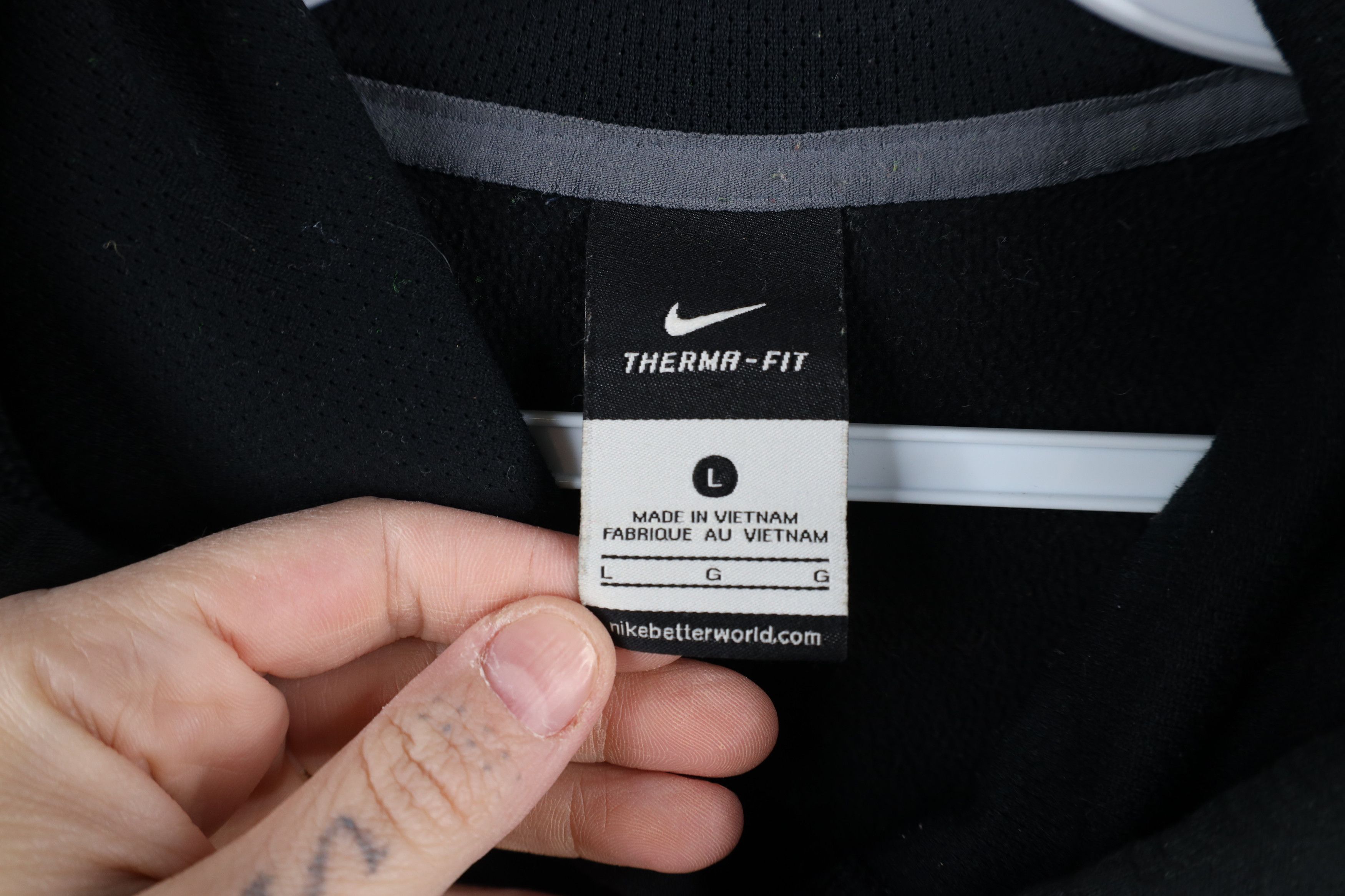 Nike × Vintage Nike Therma Fit Ohio State University Football Hoodie Size US L / EU 52-54 / 3 - 6 Thumbnail