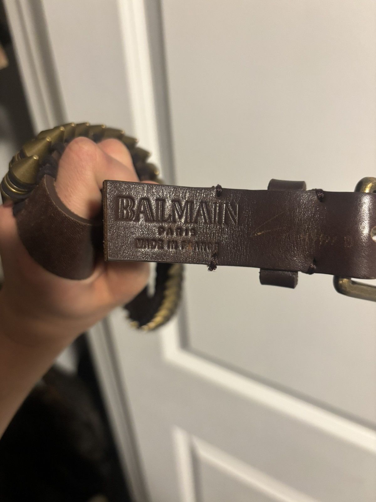Balmain Aw10 balmain bullet belt Size 32 - 6 Thumbnail