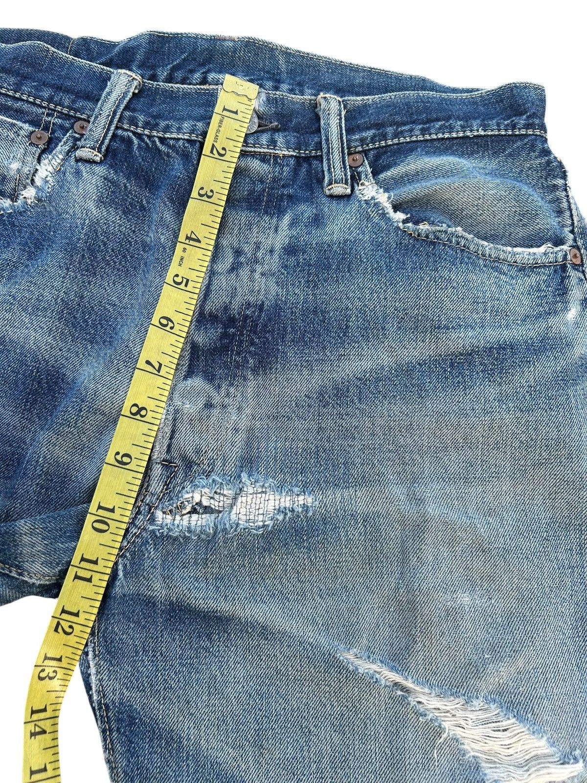 Japanese Brand × Kapital × Vintage Vintage Skull Angel Dust Selvedge Japanese Distressed Denim Size US 32 / EU 48 - 20 Thumbnail