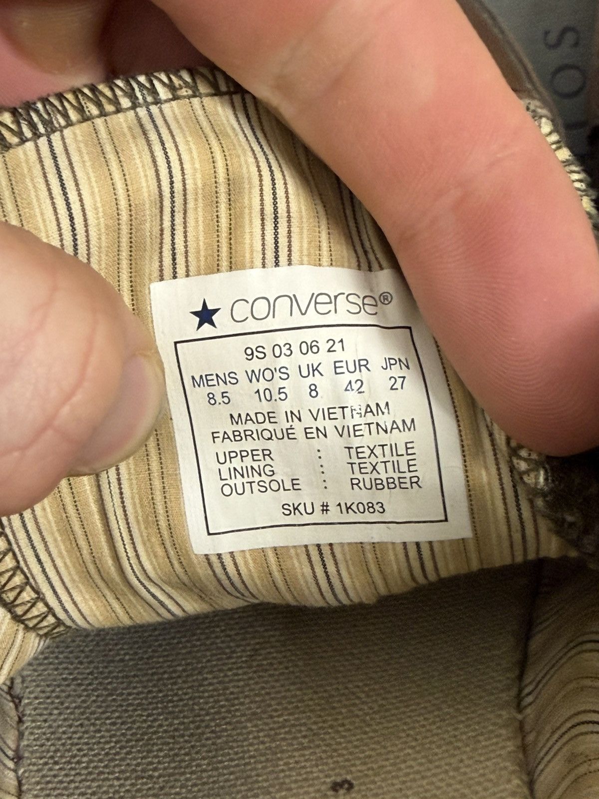 Converse × John Varvatos John Varvatos X Converse Sneakers Size US 8.5 / EU 41-42 - 11 Thumbnail