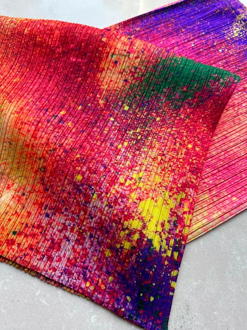 Issey Miyake Issey Miyake Starry sky colorful skirt Size 26" / US 2 / IT 38 - 9 Thumbnail