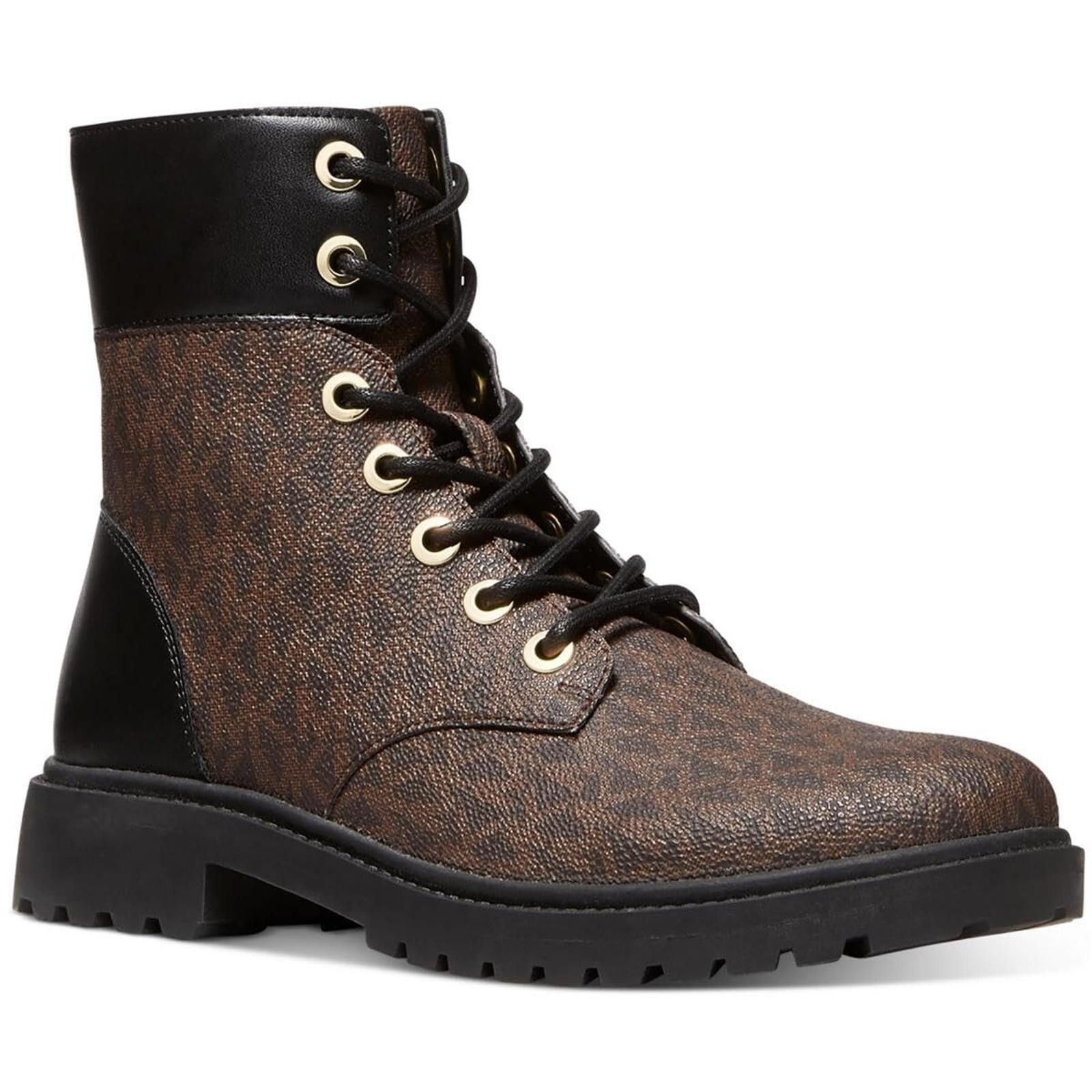 Michael Kors Womens Michael Kors Alistair Bootie Combat Boot 8 M NEW Size US 8 / IT 38 - 4 Thumbnail
