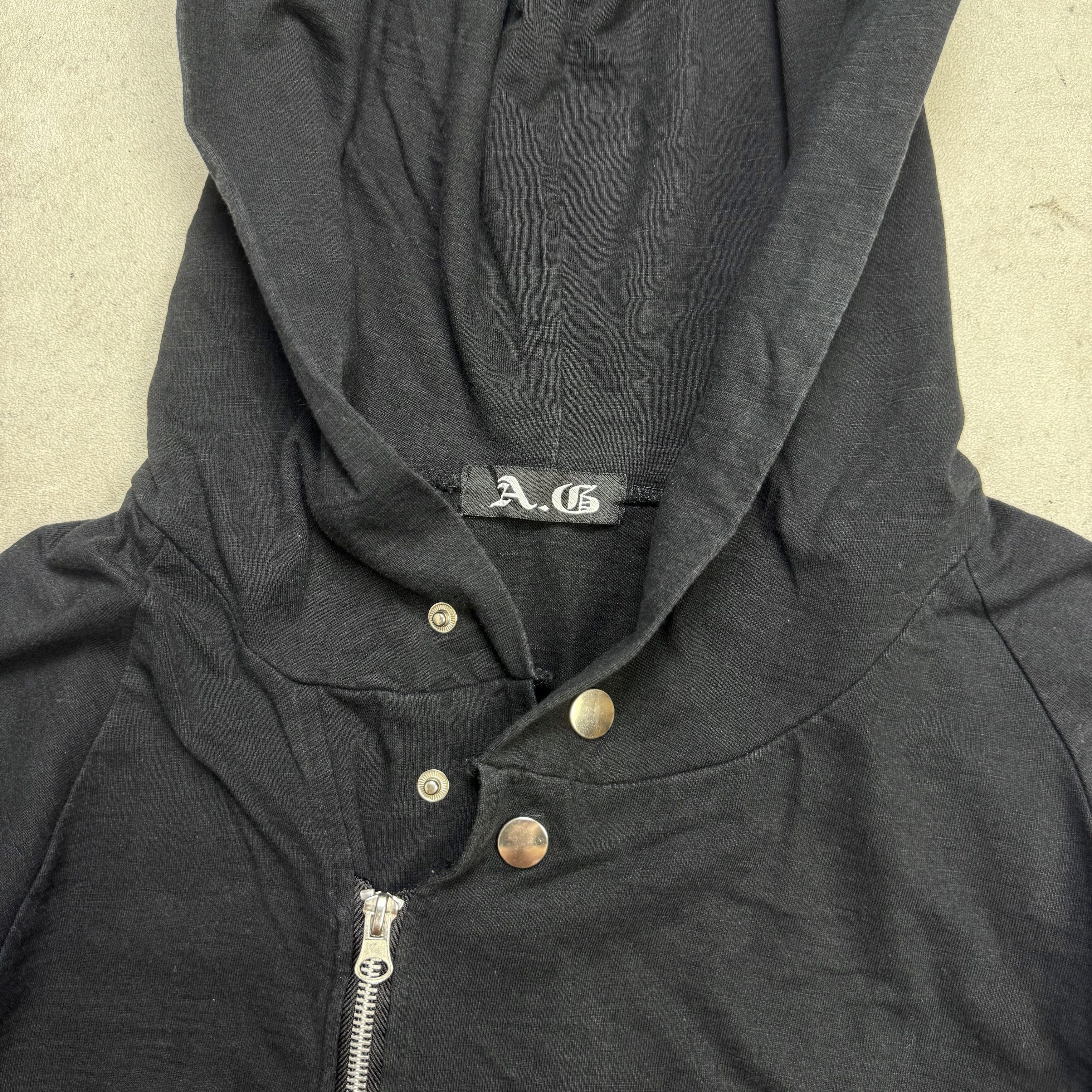 A&G Rock A&G Amal Guessous Assymetric Zip Up Hoodie Size US M / EU 48-50 / 2 - 5 Thumbnail