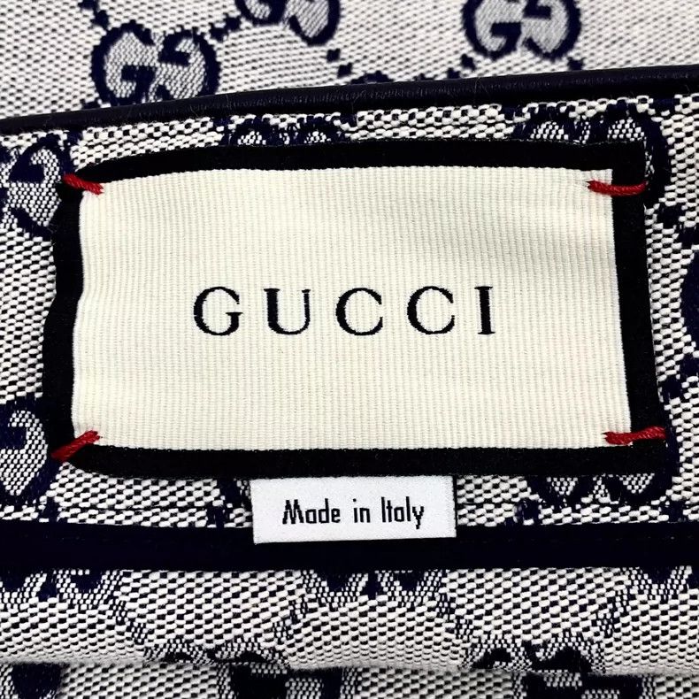 Gucci Gucci Beige gray logo jacquard full-print cotton casual ski Size 24" / US 00 / IT 34 - 5 Thumbnail