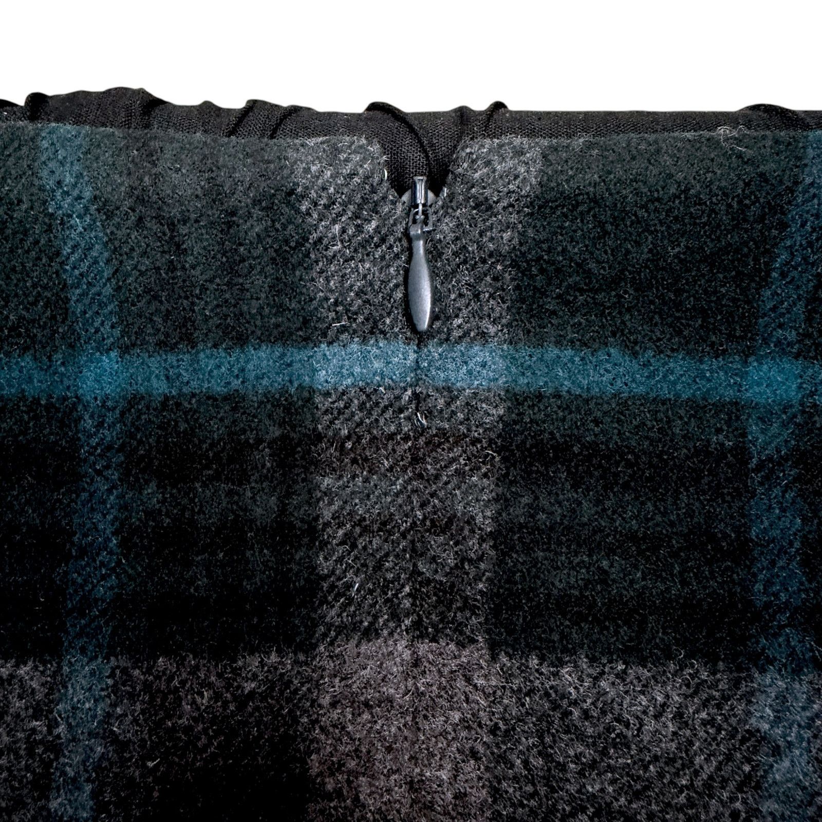Uniqlo Uniqlo Plaid A-Line Women's 0 Wool Blend Lined Mini Skirt Size 28" / US 6 / IT 42 - 6 Thumbnail